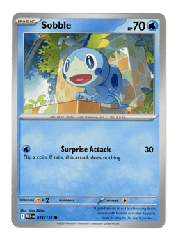 2025 Sobble #39 Mega Evolution