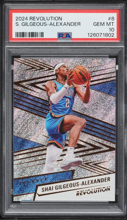 2024 Panini Revolution Shai Gilgeous-Alexander #8 PSA 10 GEM MINT