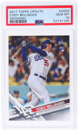 2017 Topps Update Swinging Cody Bellinger #US50A PSA 10