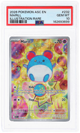 2026 Pokemon Mega Evolution Ascended Heroes Illustration Rare Marill #232 PSA 10