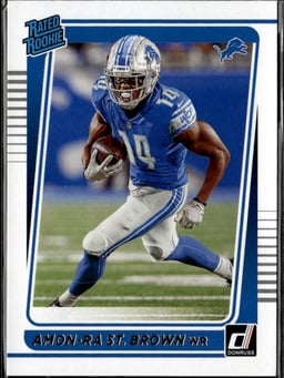 2021 Amon-Ra St. Brown #284 Rated Rookie