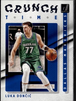 2021 Luka Dončić #5 Donruss Crunch Time