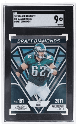 2023 Panini Absolute Draft Diamonds Jason Kelce #DD-5 SGC 9