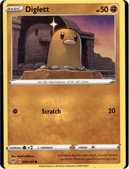 2020 Diglett #84 Darkness Ablaze