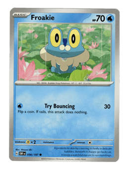2023 Froakie #56 Obsidian Flames