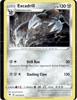 2020 Excadrill #122 Vivid Voltage
