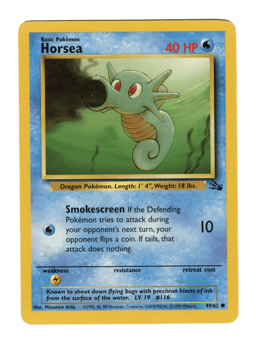 1999 Horsea #49 Fossil Unlimited