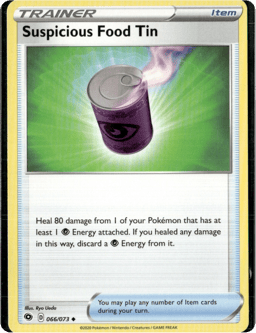 2020 Suspicious Food Tin #66 Champion's Path