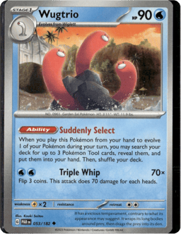 2023 Wugtrio #53 Paradox Rift