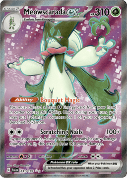 2023 Meowscarada ex #231 Paldea Evolved