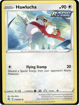 2021 Hawlucha #216 Fusion Strike