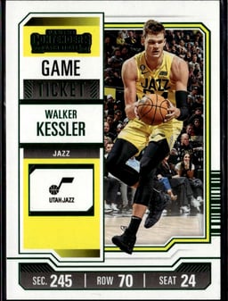 2023 Walker Kessler [Opening Night Ticket #99 Contenders