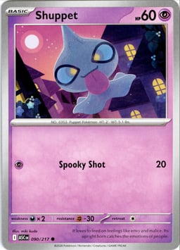 2026 Shuppet #90 Ascended Heroes