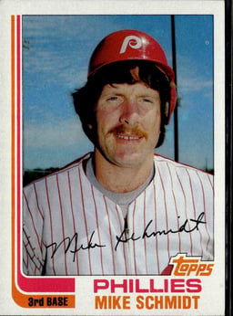 1982 Mike Schmidt #100 Baseball