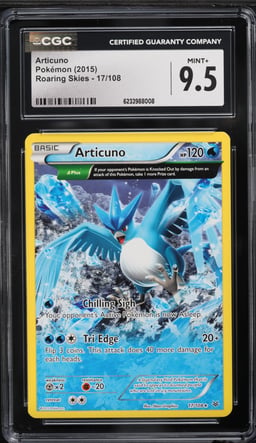 2015 Pokemon XY Roaring Skies Articuno #17 CGC 9.5 MINT+