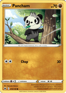 2023 Pancham #72 Crown Zenith