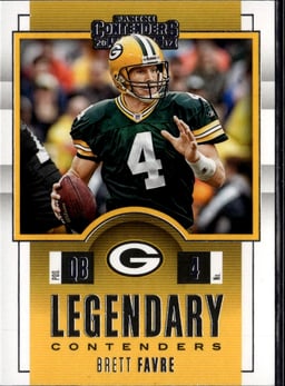 2017 Brett Favre #LC-7 Contenders Legendary