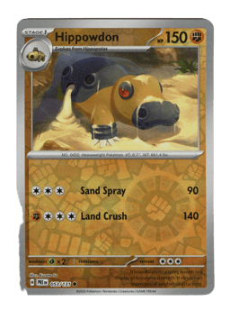 2025 Hippowdon #53 Prismatic Evolutions