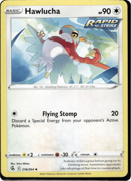 2021 Hawlucha #216 Fusion Strike