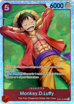 2025 Monkey.D.Luffy (foil) #14 EX Gear 5