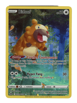 2023 Bidoof #GG29 Crown Zenith