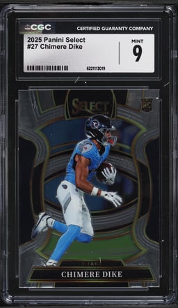 2025 Select Concourse Chimere Dike ROOKIE #27 CGC 9 MINT