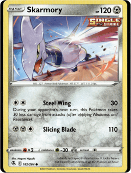 2021 Skarmory #182 Fusion Strike
