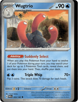 2023 Wugtrio #53 Paradox Rift