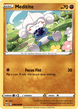 2022 Meditite #99 Lost Origin