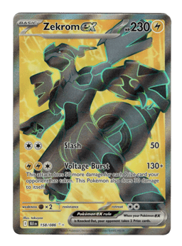 2025 Zekrom ex #158 Black Bolt