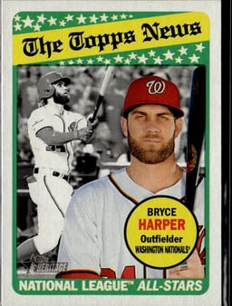 2018 Bryce Harper #52 Topps Heritage