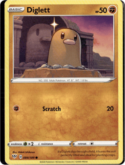 2020 Diglett #84 Darkness Ablaze