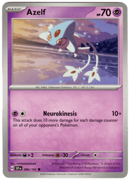 2024 Azelf #80 Surging Sparks