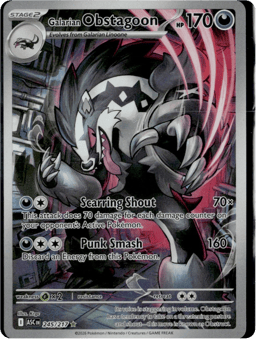2026 Galarian Obstagoon #245 Ascended Heroes