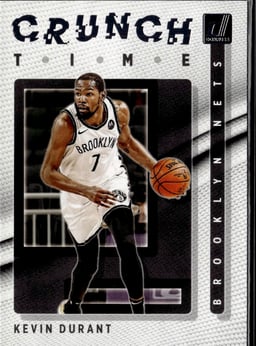 2021 Kevin Durant #7 Donruss Crunch Time