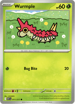 2026 Wurmple #11 Ascended Heroes