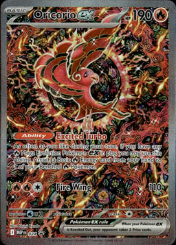 2025 Oricorio ex #24 Mega Evolution Black Star Promos
