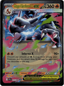 2025 Mega Charizard X ex #13 Phantasmal Flames