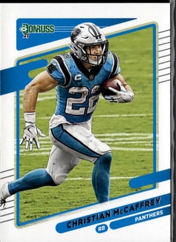 2021 Christian McCaffrey #219 Donruss