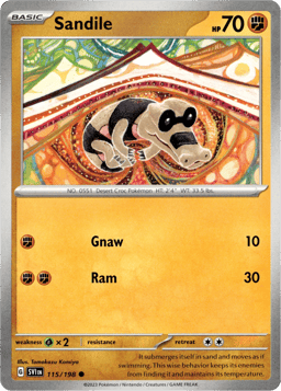2023 Sandile #115 Scarlet & Violet