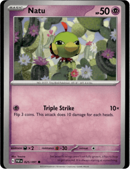 2024 Natu #25 Paldean Fates