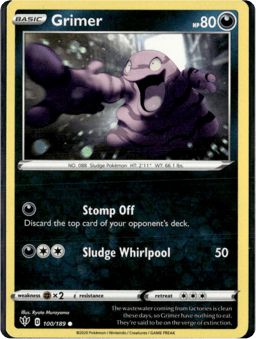 2020 Grimer #100 Darkness Ablaze