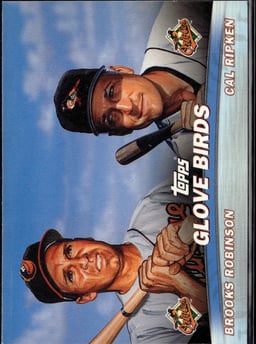 2000 Brooks Robinson #TC3 Glove Birds