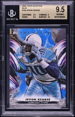 2024 Topps Inception Blue Jevon Kearse /10 #150 BGS 9.5 GEM MINT