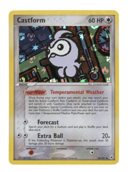 2004 Castform #30 Hidden Legends