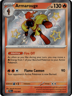 2024 Armarouge #115 Paldean Fates