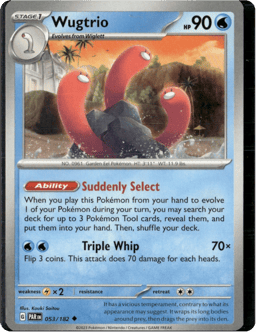 2023 Wugtrio #53 Paradox Rift