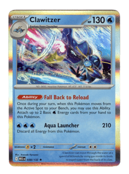 2025 Clawitzer #38 Mega Evolution
