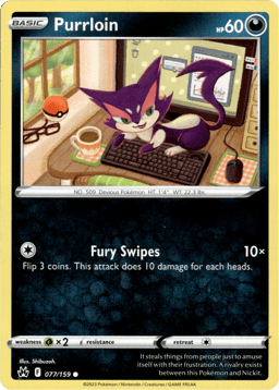 2023 Purrloin #77 Crown Zenith