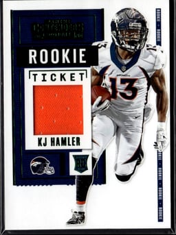 2020 KJ Hamler #RSV-KJH Contenders Rookie Ticket Swatches